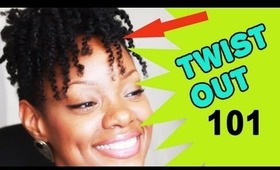 How To Twist Out Natural Hair Tutorial