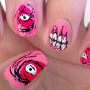 Iron Fist Zombie nail art