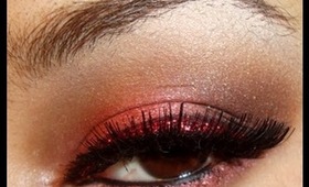 HiP Duo: "Cheeky" Red Glitter Holiday Look