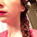 Braided fishtails and flower crown 