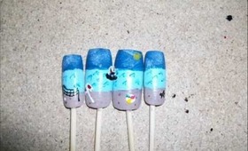 Beach Scene Nail Art Tutorial