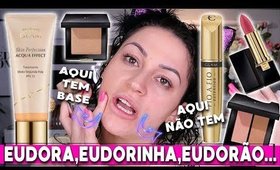 TESTANDO OS LANÇAMENTOS DA LINHA GLAM DE EUDORA | Duda Fernandes