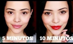 Maquillaje en 5 y 10 minutos