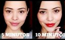 Maquillaje en 5 y 10 minutos