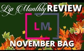 LIP MONTHLY SUBSCRIPTION NOVEMBER BAG OF GOODIES