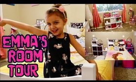 ROOM TOUR 2018 !! EMMA’S ROOM ( les muestra todo) cuarto de niña de 4 años