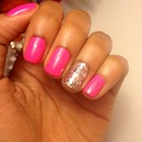 Simple Pink with Sparkle 