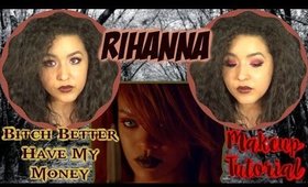 Rihanna: Bitch Better Have My Money Makeup Tutorial (NoBlandMakeup)