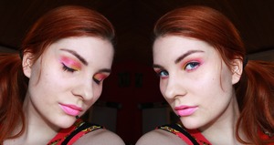 "And I'll see your true colors
Shining through
I see your true colors
And that's why I love you
So don't be afraid to let them show
Your true colors
True colors are beautiful,
Like a rainbow"

was the inspiration for this look.