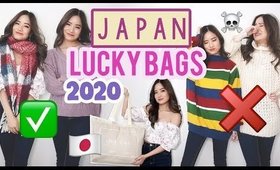 2020 JAPANESE CLOTHES LUCKY BAGS 🇯🇵 FUKUBUKURO TRY ON | Worth it?!