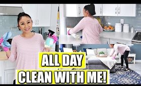 ALL DAY DAY CLEAN + ORGANIZE WITH ME! | Spring Clean With Me 2019!