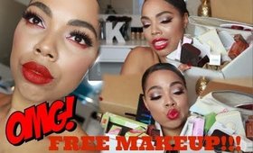 PR UNBOXING #2 - FREE MAKEUP BEAUTY GURUS GET!!!