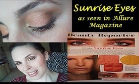 Sunrise Eyes Tutorial | Allure Inspired