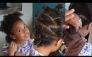 Easy natural hairstyles! For lil girls! Twist out & hair growth batter!