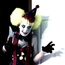 Halloween makeup "evil clown"