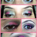 pink smokey eyes