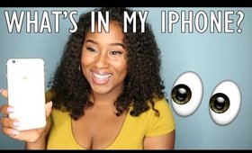 WHAT'S ON MY IPHONE 6S PLUS? | Trinity Jae