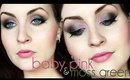 Baby Pink & Moss Green Makeup: Vice 2