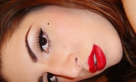 Dita Von Teese Pin-up Makeup Tutorial
