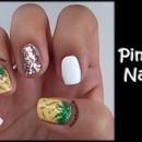 Pineapple Summer Nail Art - PinkNSmiles