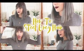 How To Get Steel Grey Hair - Schwarzkopf Igora Royal Absolutes Silver White | Sofairisshe