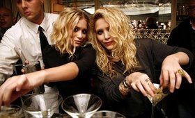 Olsen Twin's Hair and Makeup Tutorial: bartender look