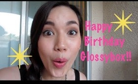 May 2013 GLOSSYBOX CELEBRATION BOX Unboxing