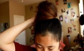 How To Get A Messy Volumized Bun