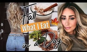 Fall What I Eat in Day // VEGAN// PUMPKIN SPICE