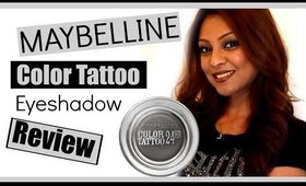 Maybelline Color Tattoo Eyeshadow Review