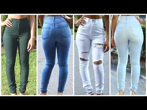 jeans try on haul