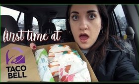 First Time Trying TACO BELL | Vlogmas Day 20