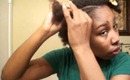 Natural Hair: Small tuck & roll twists