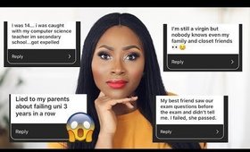 I'M IN LOVE WITH TWO MEN...REACTING TO YOUR SECRETS 😩 | Dimma Umeh