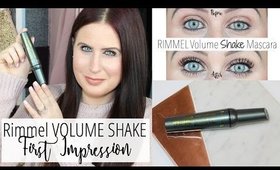 Rimmel VOLUME SHAKE Mascara | FIRST IMPRESSION