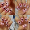 Moustache nails