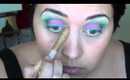 Creative Makeup! Learn how to do coloured mascara!