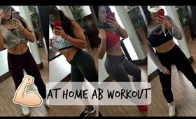 My AT HOME Ab Routine Workout