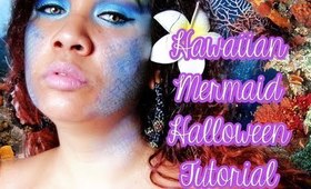 Hawaiian Mermaid Halloween Tutorial