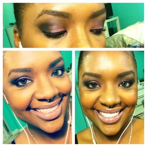 && decided to play around with my new cream foundations. I think I'm getting the hang of it.