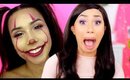 REACTING TO MY LITTLE SISTERS YOUTUBE CHANNEL | MyLifeAsEva