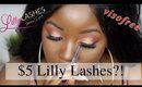 $5 LILLY LASHES?!?! Lilly Lashes vs Visofree Lashes
