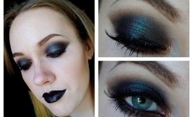 Wicked Wednesday: All Black Smokey Makeup + Morphe Brushes Warm Palette