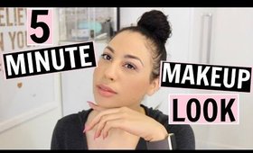 5 Minute Drugstore Makeup Look