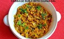 CABBAGE SUBJI WITH CHANA DAL