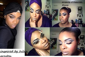 he is an awesome makeup artist and i was inspired to do this look in ode to him,