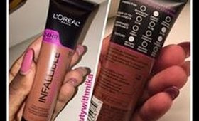 First Impressions L'Oreal Total Coverage Foundation