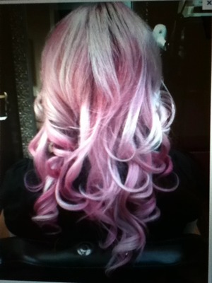 Used Paul Mitchell ink works in hot pink