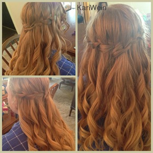 Did this for a girl yesterday who went to prom! 