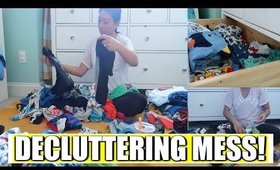 Clean With Me! | Decluttering the Closet!